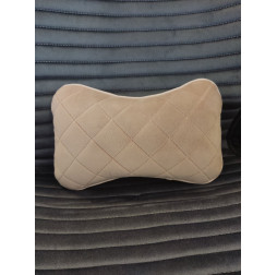 Подушка под голову Crazy бежевая/беж кант 1шт