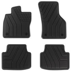 Коврики в салон резиновые Skoda Octavia A7 2013-2020 Amal Plast