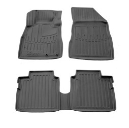 3D Коврики в салон резиновые Nissan Note 2012-2020 (E12) 2шт передние Stingray des 2020