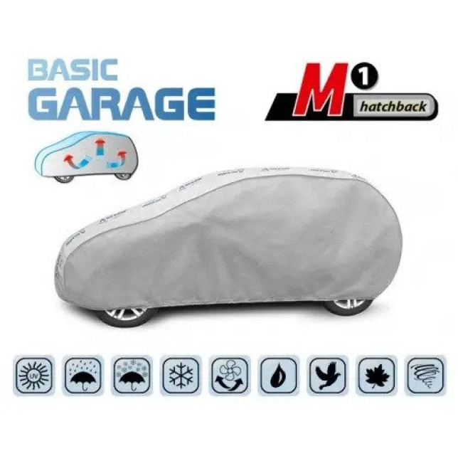 Тент автомобільний "M" Kegel Basic Garage Polyester 3.80х1.36х1.48м хетчбек M1 5-3954-241-3021