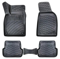 3D Килимки в салон гумові Audi A4 (B6) 2000-2006/A4 (B7) 2004-2008 Rizline