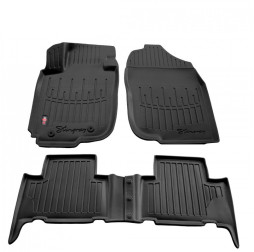 Килимки в салон гумові Toyota Rav 4 2005-2013 4шт Stingray 3D