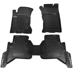 Коврики в салон резиновые Mitsubishi L200 2024 Invite Avto-Gumm