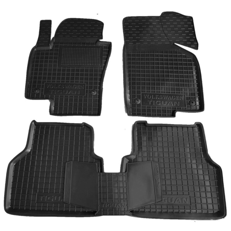 Килимки в салон гумові VW Tiguan 2007-2015 Avto-Gumm