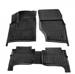 Коврики в салон резиновые VW Touareg 2002-2010 5шт Stingray 3D