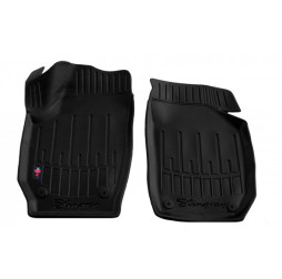 3D Коврики в салон резиновые Skoda Roomster/Praktik 2006-2015 2шт передние Stingray des 2020