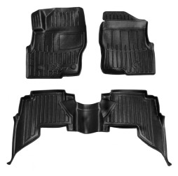 3D Коврики в салон резиновые Nissan Pathfinder (R51) 2010-2015 2шт передние Stingray des 2020