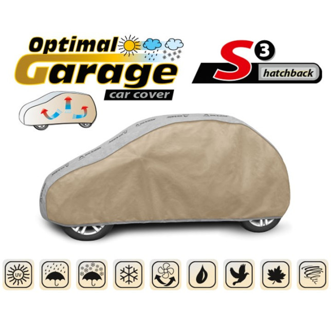 Тент автомобільний "S" Kegel Optimal Garage Polyester 3.35х1.36х1.48м хетчбек S3 5-4312-241-2092