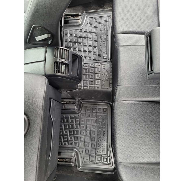 Килимки в салон гумові Mercedes-Benz GLK-Class X204 2008-2015 Avto-Gumm