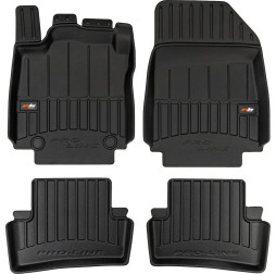 3D Коврики в салон резиновые Renault Clio 2012-2019 Frogum 3D802019