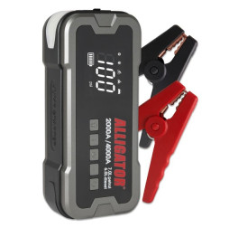 Пуско-зарядное устройство  2000A/4000A 24000mAh Alligator Jump Starter, компрессор JS850