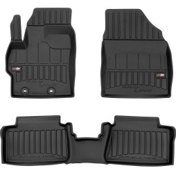 3D Коврики в салон резиновые Toyota Yaris 2020/Yaris Cross 2020/Mazda 2 2022 гибрид Frogum 3D426474