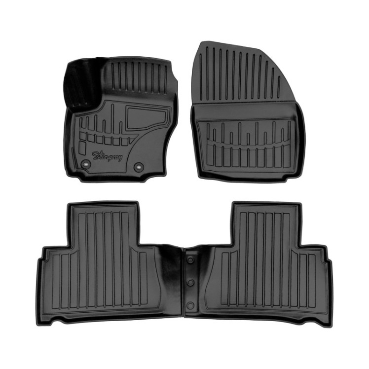 Коврики в салон резиновые Ford S-Max 2006-2014/Galaxy 2006-2015 4шт Stingray 3D