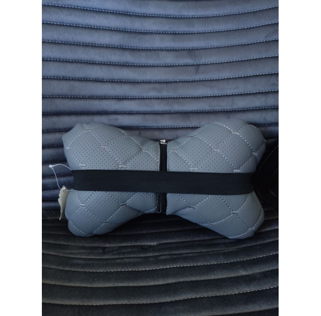 Подушка під голову Status Case РОМБ ШКІРА сірий Подушка під голову Status Case РОМБ ШКІРА сірий