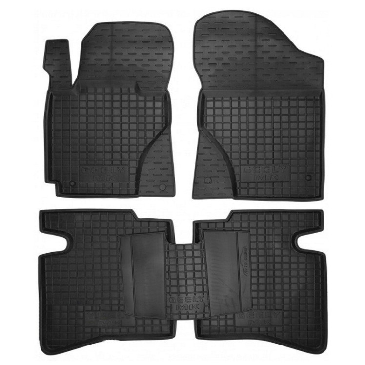 Килимки в салон гумові Geely MK/MK Cross 2006 Avto-Gumm