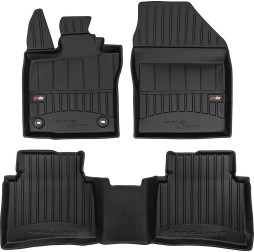 3D Коврики в салон резиновые Toyota Prius 2022 Frogum 3D432130