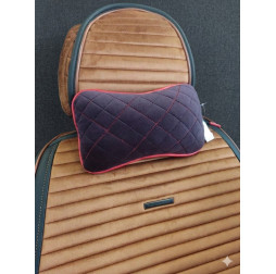 Подушка под голову Crazy фиолетовая/красный РОМБ 1шт