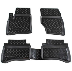 Коврики в салон резиновые Honda Civic 2011-2017 Aileron
