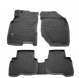 3D Коврики в салон резиновые Nissan X-Trail T30 2001-2007 2шт передние Stingray des 2020
