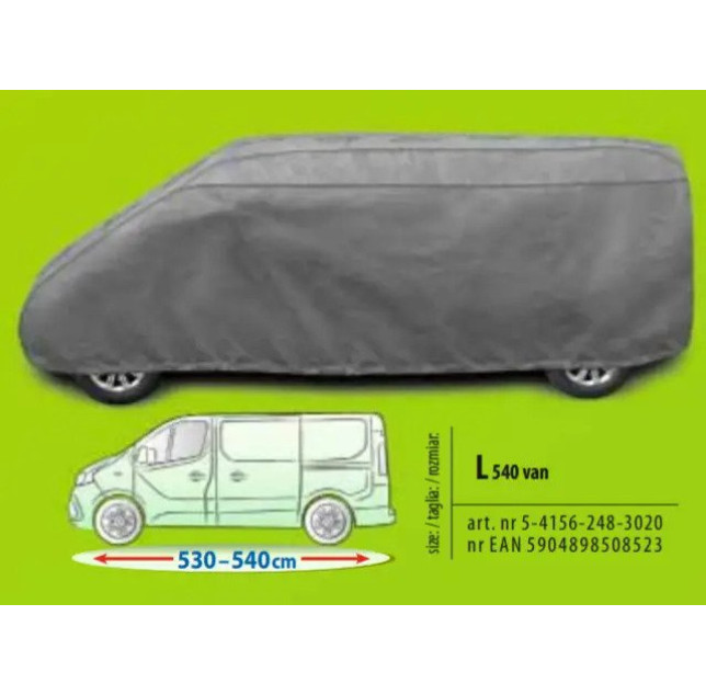 Тент автомобільний Bus 540 Kegel Mobile Garage Polyester з мембраною 5.40х1.90х1.80м VAN L540