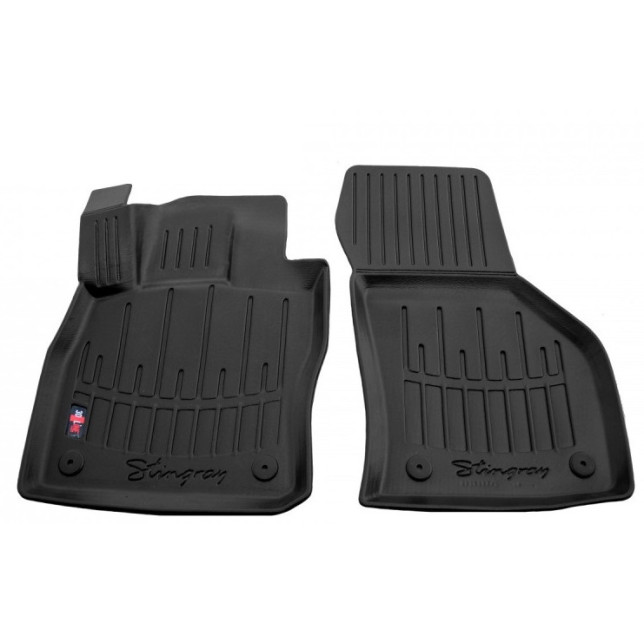 3D Килимки гумові Skoda Octavia A7 2013-2020 2шт передні Stingray des 2020