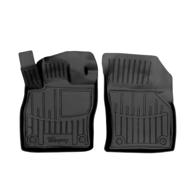 3D Килимки гумові Skoda Octavia A7 2013-2020 2шт передні Stingray des 2020