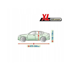 Тент автомобильный "XL" Kegel Mobile Garage Polyester c мембран 5.0х1.58х1.48м купе 5-4127-248-3020