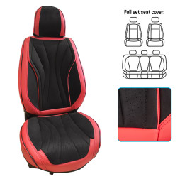 Чехлы универсальные  "5D" EKO черно-красные VOIN V-9101 Bk/Rd