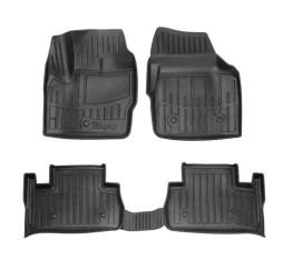 3D Коврики в салон резиновые Land Rover Freelander 2006-2014 4шт Stingray des 2020
