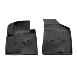 3D Коврики в салон резиновые Hyundai Santa Fe 2010-2012 2шт передние Stingray des 2020
