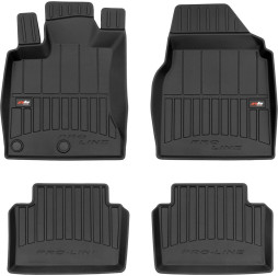 3D Коврики в салон резиновые Nissan Qashqai 2007-2014 без обдува на 2 ряд Frogum 3D426733