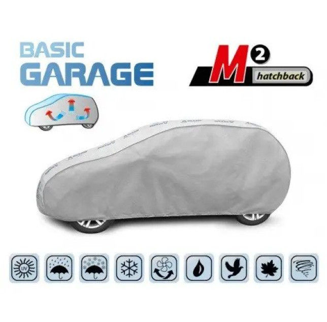 Тент автомобільний "M" Kegel Basic Garage Polyester 4.05х1.36х1.48м хетчбек М2 5-3955-241-3021