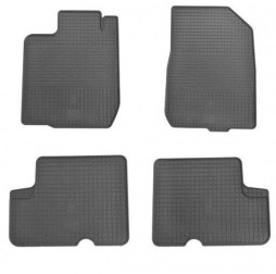 Килимки в салон гумові Renault Logan 2004-2012/Sandero 2007-2012/Duster 2010/Dacia 4 шт. BUDGET