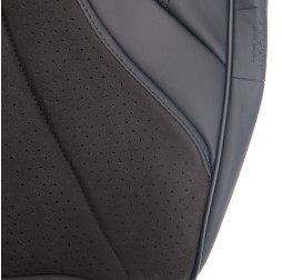 Чехлы универсальные  "5D" EKO черные VOIN V-8907 Bk (2 шт) передние