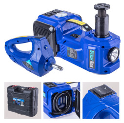 Домкрат автомобильный электрический Vitol 2т HF045 + компрессор 10А, 35л/мин+гайковерт 480Nm 12В