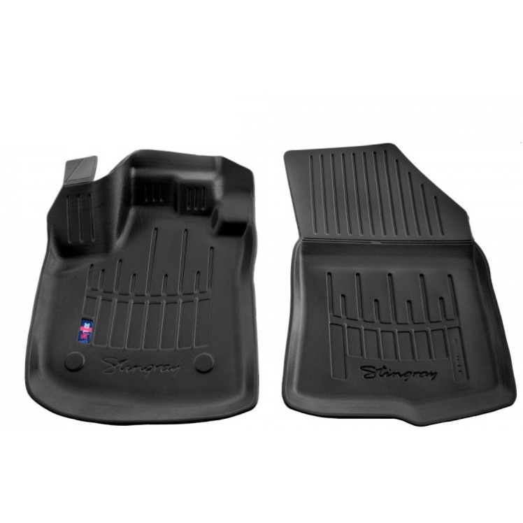 3D Килимки в салон гумові Renault Dokker 2012/Lodgy 2012/Express 2021 2шт передні Stingray des 2