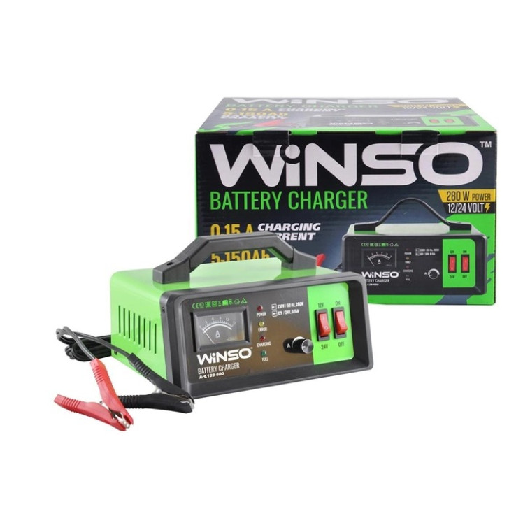 Зарядное устройство  15A/12V/24V Winso 139400