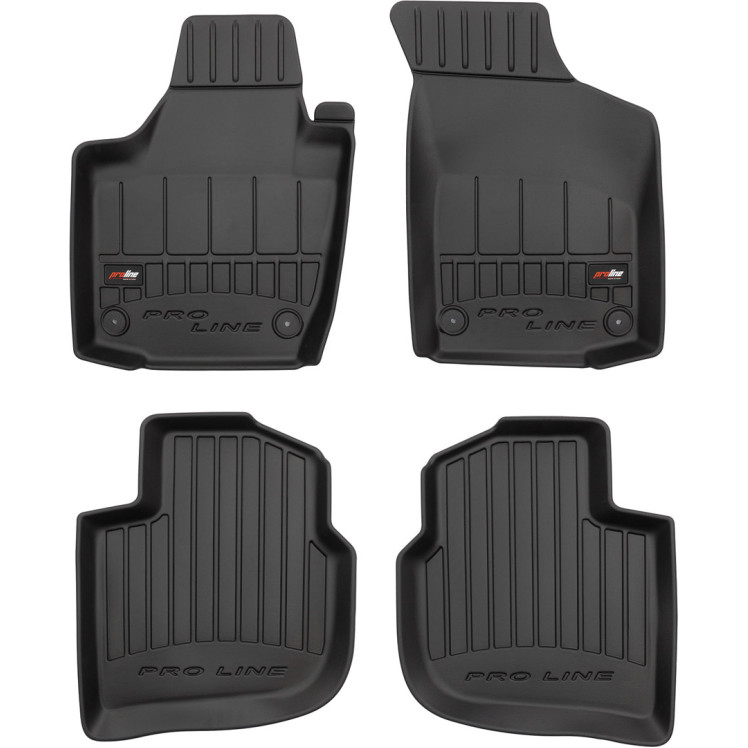 3D Коврики в салон резиновые Skoda Rapid 2012-2019/Seat Toledo 2012-2019 Frogum 3D407480