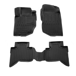 Коврики в салон резиновые Mitsubishi L200 2022 4шт Stingray 3D