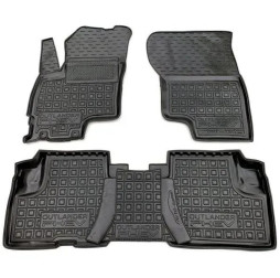 Коврики в салон резиновые Mitsubishi Outlander PHEV 2017 гибрид Avto-Gumm