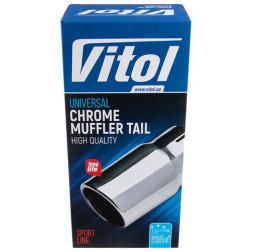 Насадка на глушитель НГ-1017-BK D=76 Vitol