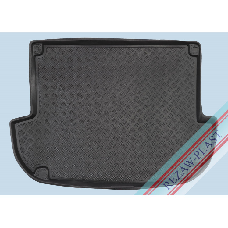 Коврик в багажник Hyundai Santa Fe 2006-2012 5 мест пластик Rezaw-Plast RP 100614