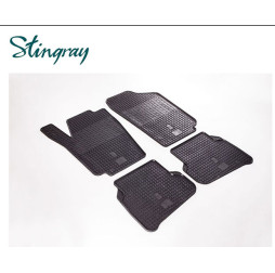 Коврики в салон резиновые VW Polo 2009-2017 хетчбек/Seat Ibiza 2008 Stingray Коврики в салон резиновые VW Polo 2009-2017 хетчбек/Seat Ibiza 2008 Stingray