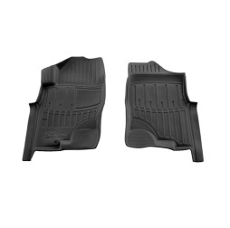 3D Коврики в салон резиновые Nissan Navara 2005-2021/Pathfinder (R51) 2005-2014 2шт передн Stingray