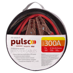 Провода для прикуривания (пусковые) 300 А 2.5 м (до -45С) PULSO ПП-30125-П
