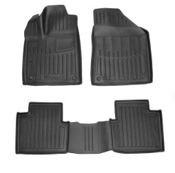 3D Коврики в салон резиновые Chrysler 200 2014-2016 4шт Stingray des 2020