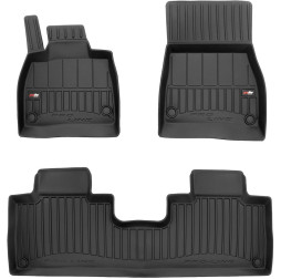 3D Коврики в салон резиновые Mercedes-Benz EQS X296 2022 SUV Frogum 3D429406