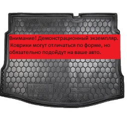 Килимок у багажник Fiat Doblo 2001-2010 коротка база із сіткою Avto-Gumm