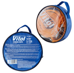 Трос буксировочный 5 т 5 м ТР-250-5-1 Vitol Трос буксировочный 5 т 5 м ТР-250-5-1 Vitol