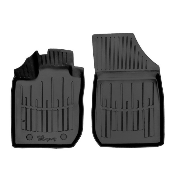 3D Килимки в салон гумові Renault Logan 2004-2012/Logan MCV 2006-2012 2шт передні Stingray des 2